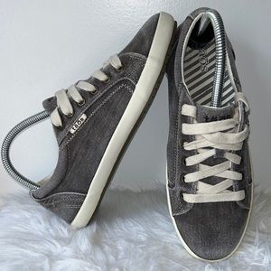 Taos Women's Star Charcoal Wash Tennis Shoes - Size 8.5